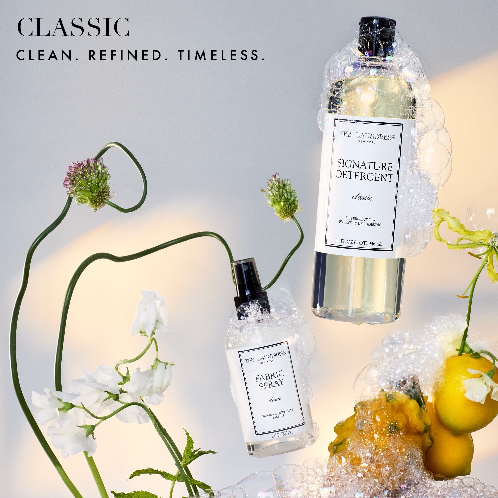 Classic Signature Detergent & Fabric Spray Set Household Supplies The Laundress