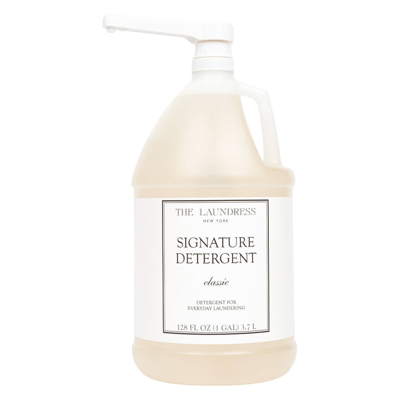 The Laundress Signature Detergent Classic in the gallon size with a pump dispenser for easy dosing.