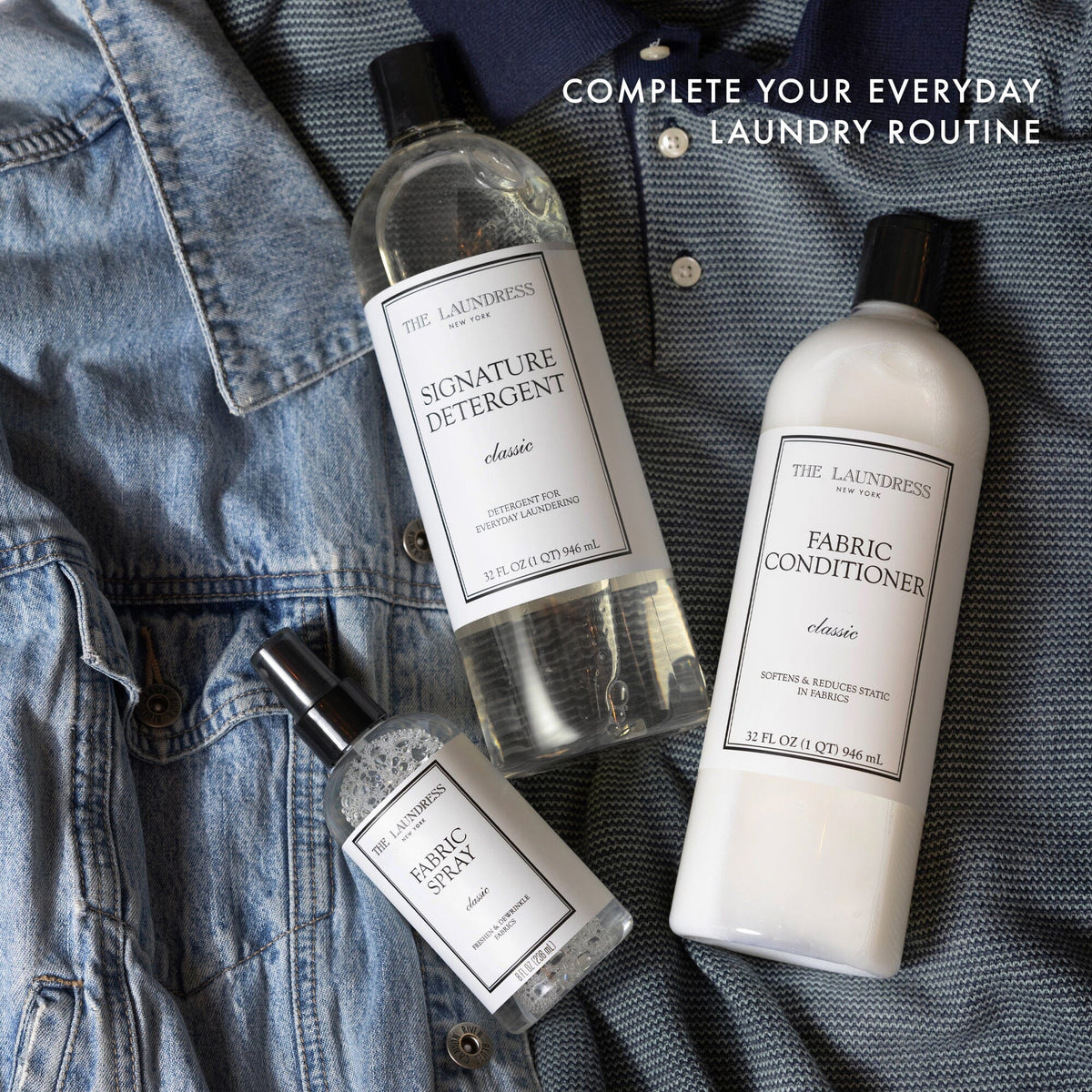 Classic Signature Detergent & Fabric Spray Set Household Supplies The Laundress