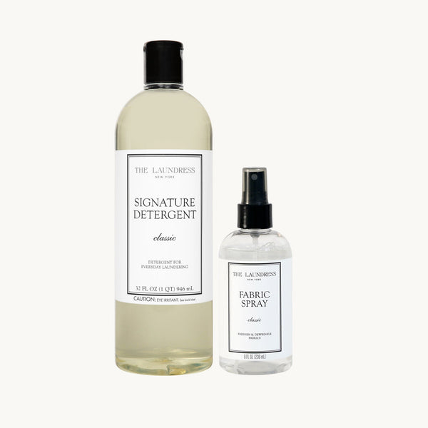 Classic Signature Detergent & Fabric Spray Set V2 The Laundress