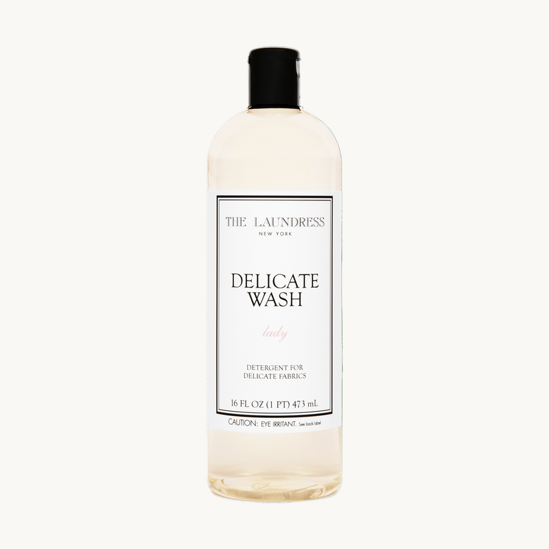 The Laundress Delicate Wash, a double concentrated detergent for delicate fabrics.