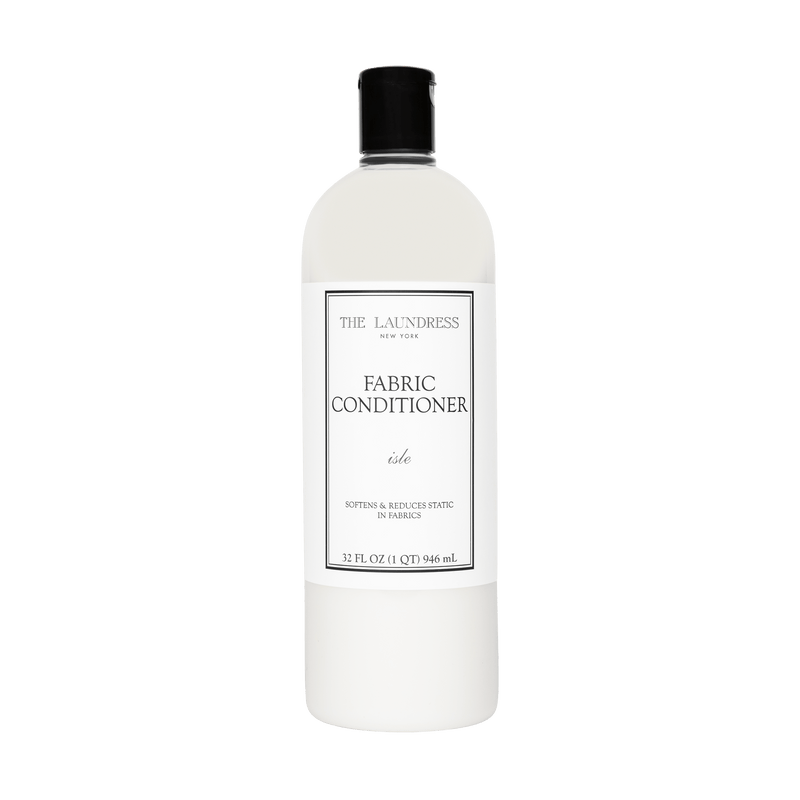 The Laundress coastal-scented Fabric Conditioner Isle which softens & reduces static in fabrics.