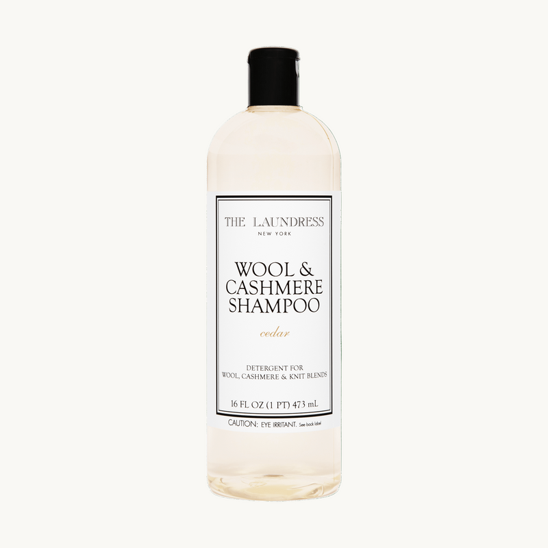 The Laundress Wool & Cashmere Shampoo, a detergent made for wool, cashmere, and knit fabrics.